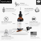 Blisque PMS+ – Suplemento Natural para el Síndrome Premenstrual, Alivio de Cólicos e Hinchazón | Equilibrio Hormonal | Vegano y No-GMO | 59 ml | 59 Dosis