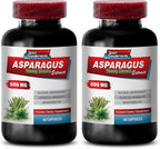 Extracto de Espárrago Joven 600 mg - 2 Botellas de 120 Cápsulas