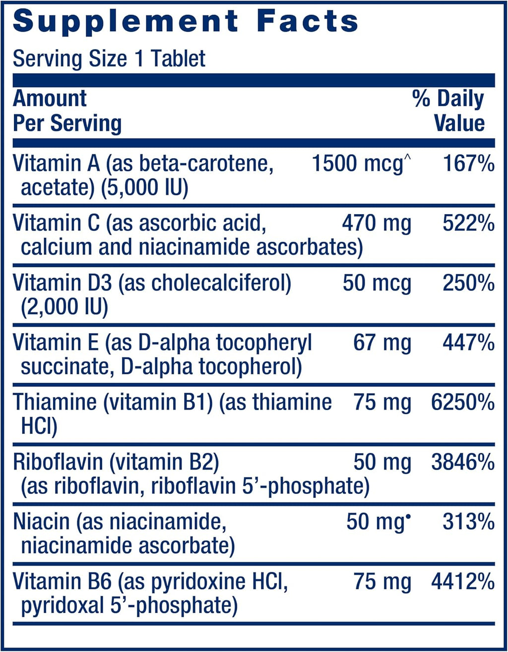 Life Extension One-Per-Day Multivitamin 60 Comprimidos