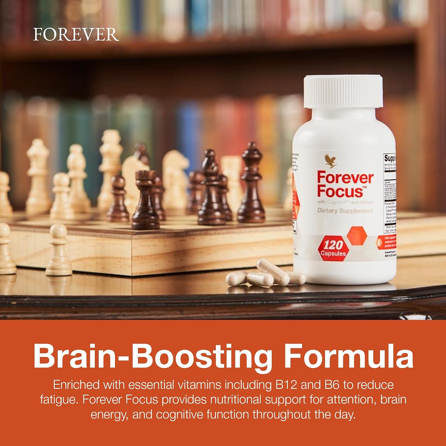 Forever Focus - 120 Cápsulas - Claridad Mental y Concentración