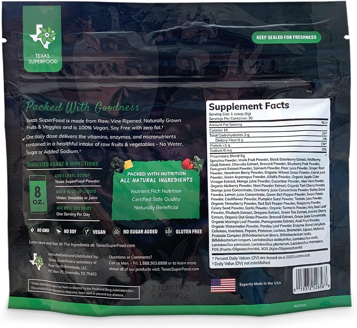 Texas SuperFood - Original Superfood Powder (180g)