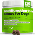 Deley Naturals 15 en 1 Multivitamínico para Perros - 120 Masticables