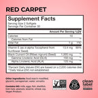 HUM Red Carpet Vitaminas para Piel y Cabello con Vitamina E y Aceite de Semilla de Grosella Negra