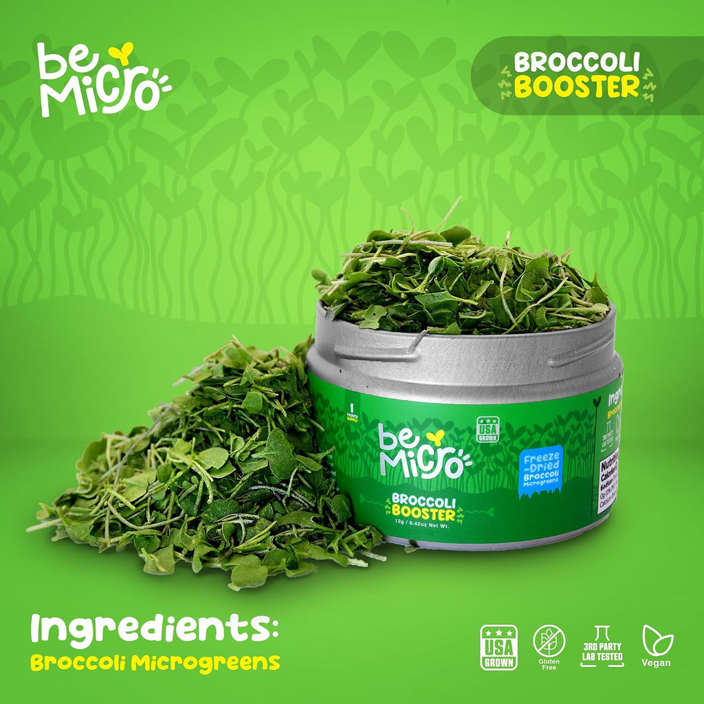 BeMicro Microgreens de Brócoli - Potenciador Nutricional, Activación Nrf2, 5g