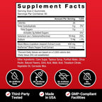 Force Factor Black Maca Gummies - Gominolas de Maca Negra con BioPerine y Selenio