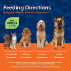 NaturVet Suplemento All-in-One para Perros - Apoyo para Articulaciones, Digestión, Piel y Pelaje - Multivitamínico con Minerales, Omega-3, 6, 9 - Sin Trigo - 368 g