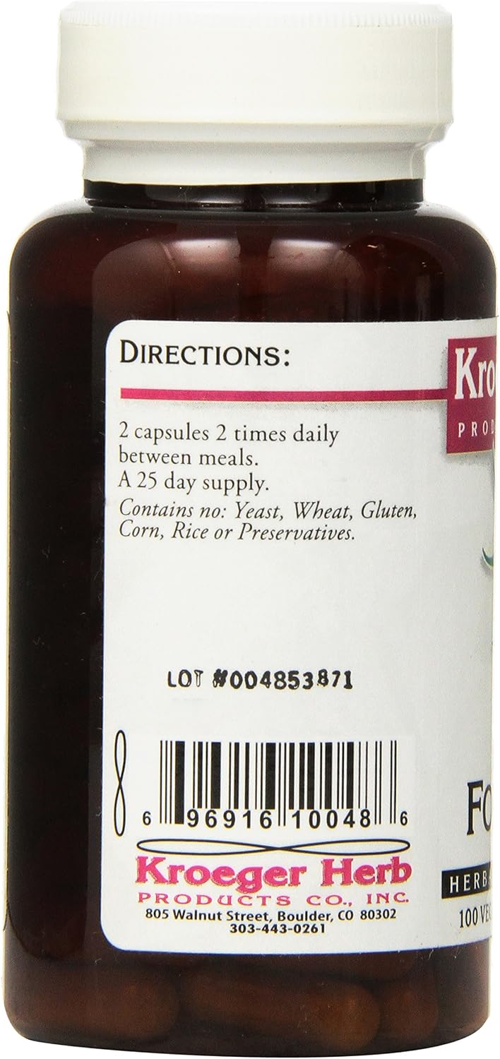 Kroeger Herb Spk Formula - 100 Cápsulas