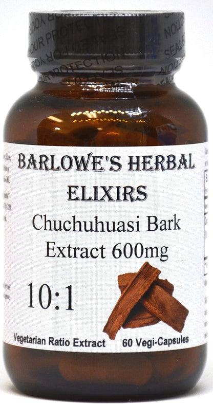 Extracto de Corteza de Chuchuhuasi 10:1 | 600mg | 60 Cápsulas Veganas, Kosher y Halal | Sin Estearatos, Sin Rellenos, – Image 1