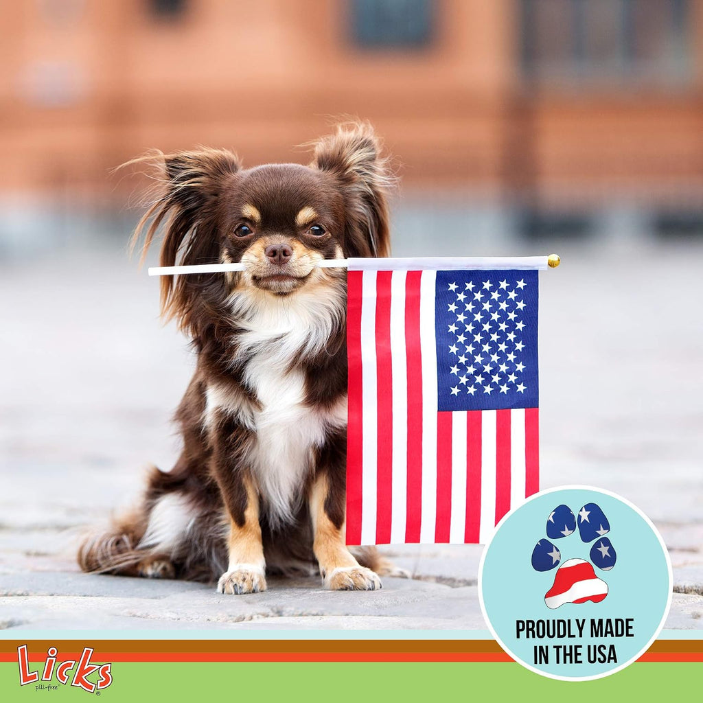 Licks Skin & Allergy - Gomitas para Perros con Omega-3, Turmeric, Inositol y Vitamina C - Sabor a Pollo - 90 unidades