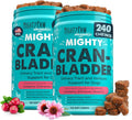 Mighty Paw Waggables Cran-Bladder (2-Pack) – Suplemento de Arándano para Perros, 240 Chews Blandos sabor Bacon