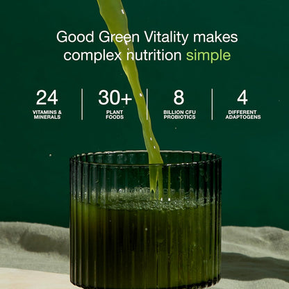 Nuzest Good Green Vitality – Polvo de – Favorecer el funcionamiento normal del sistema inmunitario (con vitaminas – Image 3