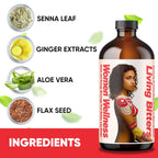 Herboganic Women wellness Living Bitters for overall Health and wellness | 16 Oz