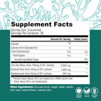 Country Farms Irish Sea Moss Gummies - 2000mg con Bardana y Fucus - Vegano y Sin Gluten - Sabor Manzana Verde