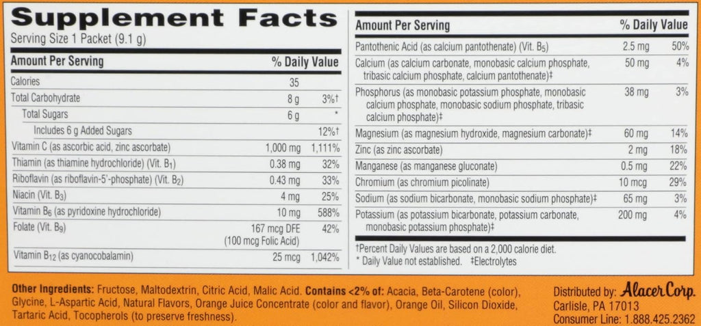 Emergen-C Super Orange, 30 sobres