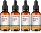Peaceful Sleep Extracto Líquido – Concentrado de An Mian Tang con Gotero – Tintura Herbal TCM – 1 oz (Pack de 4)