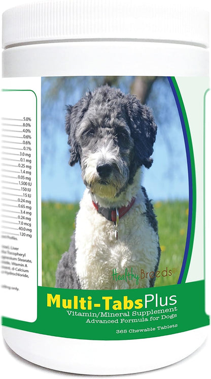 Healthy Breeds Aussiedoodle Multi-Tabs Plus – Vitamina A: Importante para la visión y la salud de la piel. – Image 1