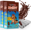 YUM-V'S - Multivitamínico infantil ositos de chocolate masticables - 60 unidades (paquete de 2)