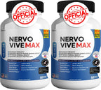 Nervovive Max - Suplemento de Apoyo Cerebral con 180 Cápsulas