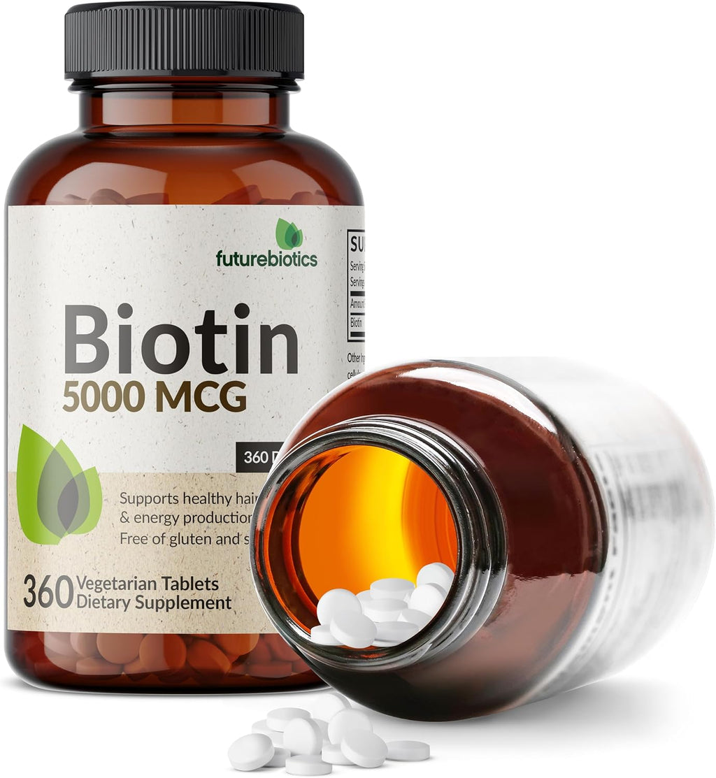 Futurebiotics Biotin 5000 MCG - 360 Comprimidos Vegetarianos