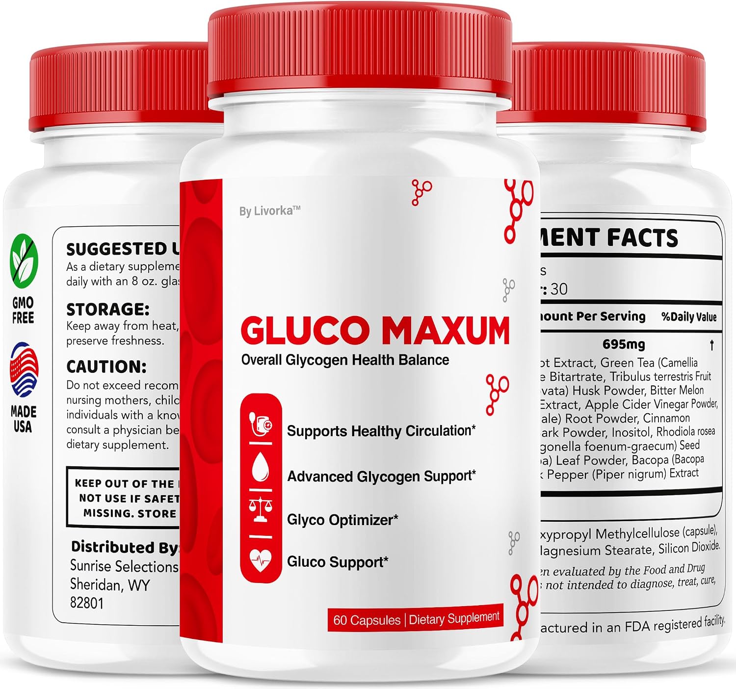 (2 Paquete) GlucoMaxum Cápsulas – Suplemento Premium Fórmula Oficial, Apoyo Avanzado para Hábitos Saludables, Ingredientes Naturales, 120 Cápsulas para 2 Meses