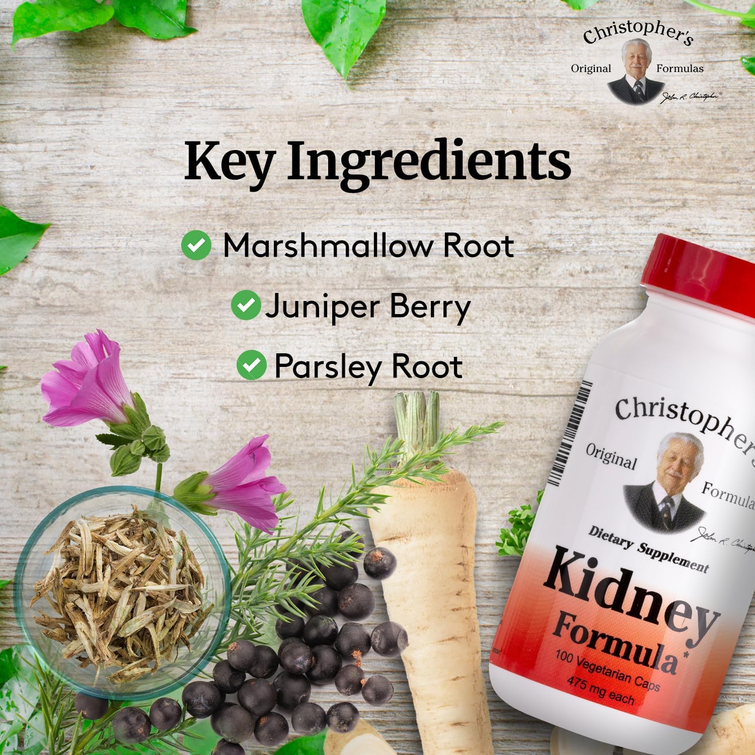 Fórmula Renal de Christopher's Original Formulas - Apoyo Natural para Riñones