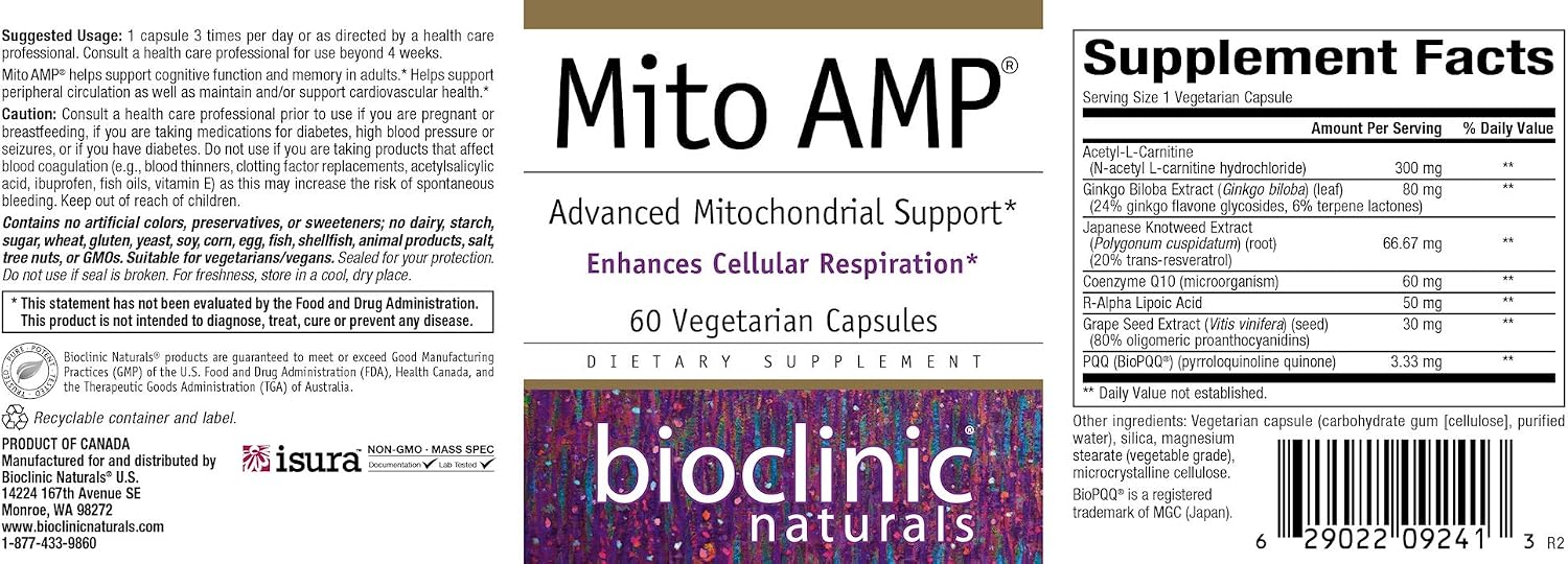 MitoLife AMP 60 cápsulas