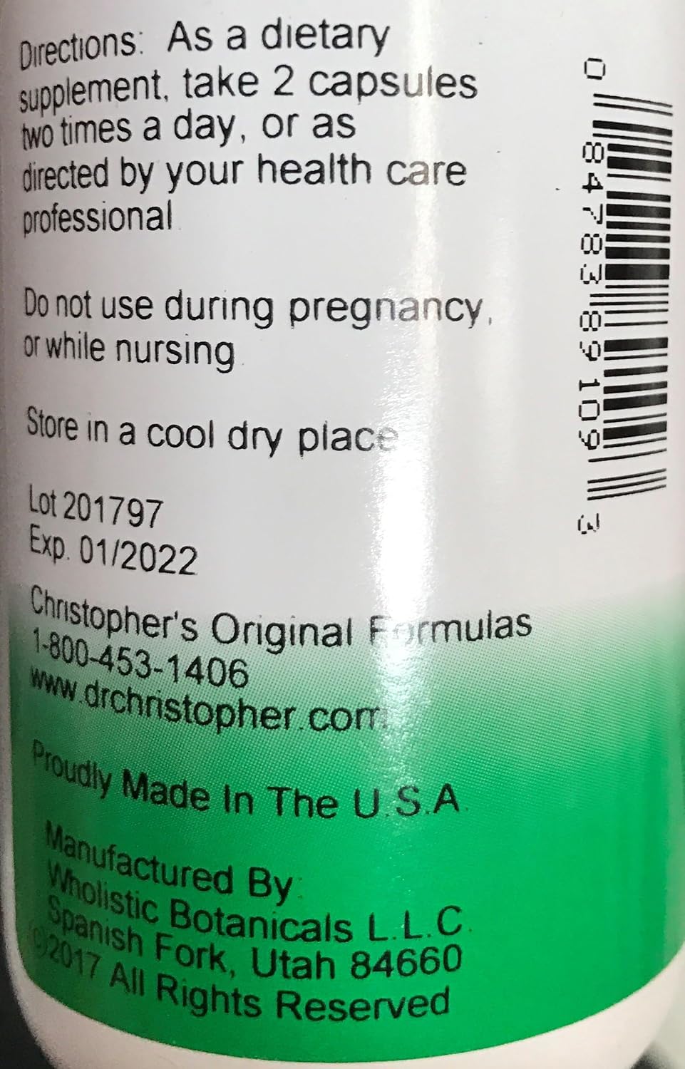 Christopher's Original Formulas Sinus Plus - 100 Cápsulas