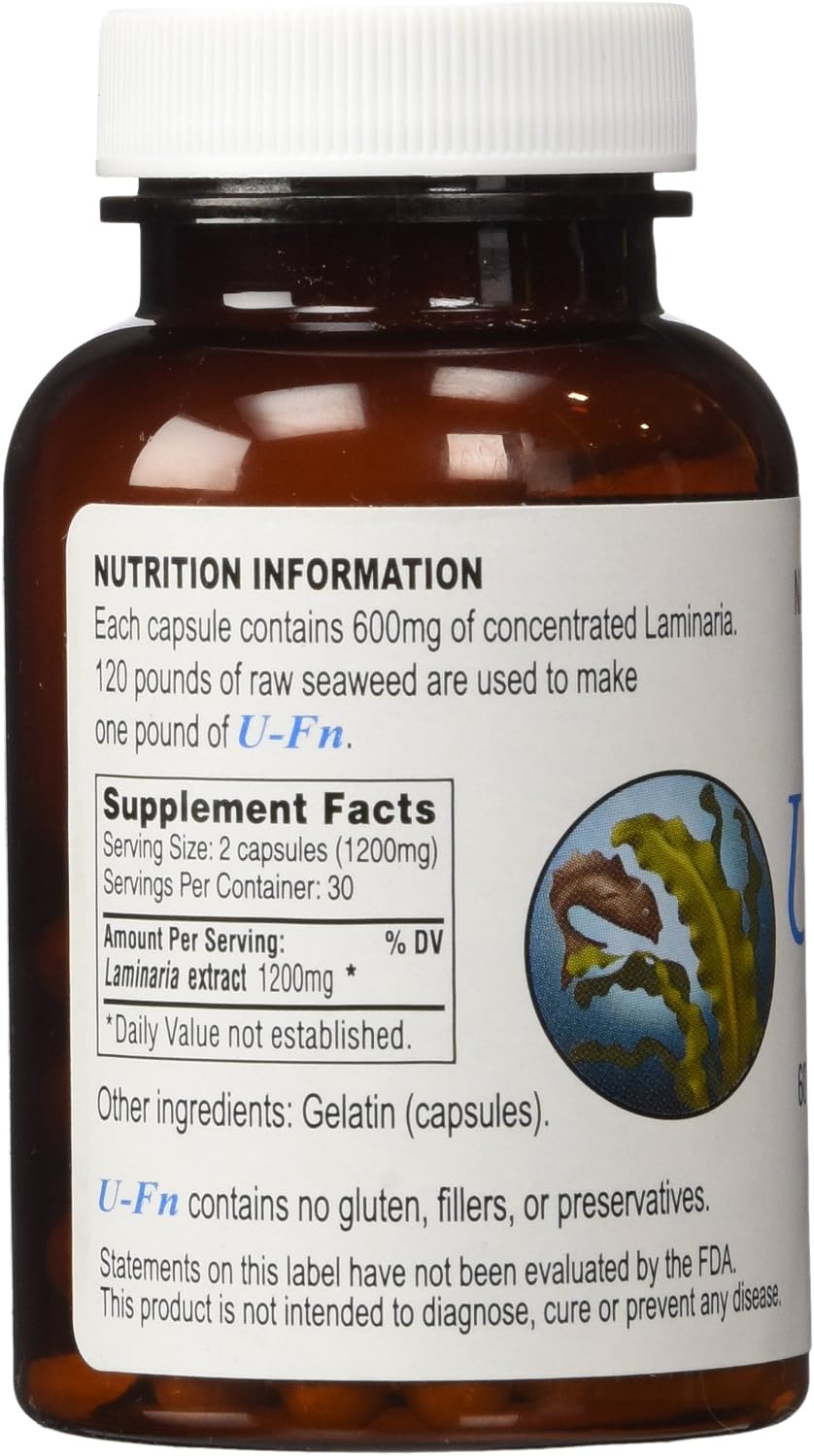 U-Fn U-Fucoidan Extract, 60 cápsulas de 600 mg
