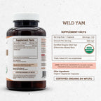 Secrets of the Tribe Wild Yam Orgánico 500 mg - 120 Cápsulas