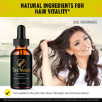 TruVarin Drops - Complemento Alimenticio Líquido para Cabello y Cuero Cabelludo Saludable (2 Envases)
