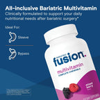 Bariatric Fusion Multivitamínico con Hierro - 120 Comprimidos Masticables - Sabor Berry Mixto