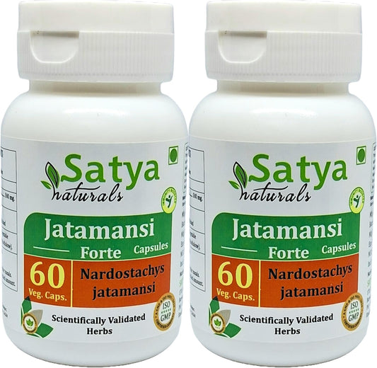 Jatamansi Forte Cápsulas 500 mg - 60 Cápsulas Vegetales - Extracto 10:1 - Satya Naturals