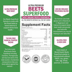 Polvo de Raíz de Remolacha BioSchwartz con Vitamina C y Superalimentos Orgánicos - 30 Servicios