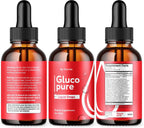 Gluco Pure Gotas Líquidas (3 Paquete) - Suplemento Avanzado para el Bienestar General
