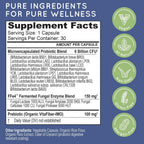 Essential Source TriActive Biotics – Probiotics with Prebiotics & Digestive Enzymes – 6 Billion CFUs – 30 Capsules