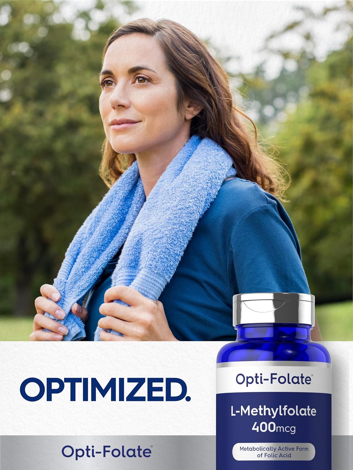 Carlyle L-Metilfolato 400 mcg | 120 Cápsulas Vegetales | Folato Metilado Activo | No GMO y Sin Gluten