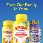 L'il Critters Multivitamin Gummies para niños - 90 gominolas - con vitaminas B, C, D, E - sabores variados - sin gluten ni lácteos - complemento digestivo