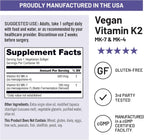 NatureWise Vitamina K2 600mcg con MK-7 100mcg y MK-4 500mcg - Complejo K para Huesos y Corazón - Vegano, Sin Gluten - 90 Cápsulas Blandas