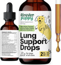 Forever Puppy Gotas de Apoyo Pulmonar para Perros - Extracto de Gordolobo y Equinácea - 59 ml