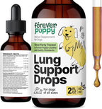 Forever Puppy Gotas de Apoyo Pulmonar para Perros - Extracto de Gordolobo y Equinácea - 59 ml