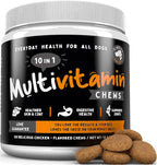 Multivitamínico para Perros 10 en 1 con Omega Fish Oil y Glucosamina – 120 Masticables