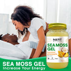 Gel de Musgo Marino (Sea Moss) Raw Coco y Piña - 24oz - Wildcrafted de Saint Lucia
