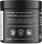 IQ BIOLOGY Biotina 10.000 mcg con Colágeno y Queratina - 120 Cápsulas