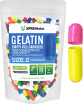 XPRS Nutra Cápsulas Vacías de Gelatina Tamaño 2 - 100 Unidades - Multicolor
