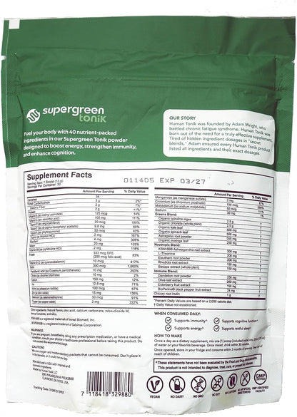SUPERGREEN TONIK 100% Natural Greens – Ashwagandha: adaptógeno utilizado tradicionalmente para ayudar a combatir – Image 5