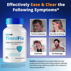 Tinnifix Cápsulas para el Alivio del Acúfenos – Suplemento Auditivo Natural (Pack de 3)