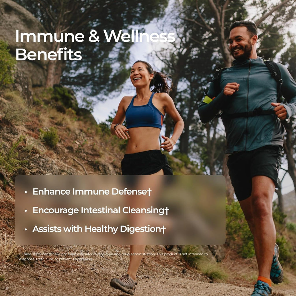 Livingood Daily Immune Support Supplement, 4 en 1 con Aceite de Orégano, Monolaurina, L-Lisina y Quercetina, 120 Cápsulas