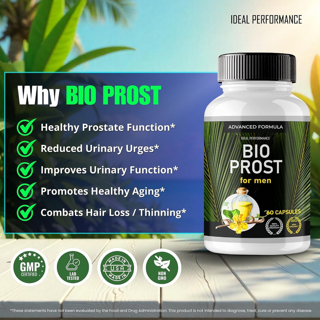 Bioprost Cápsulas - Suplemento para la Salud Prostática (2 Paquetes)