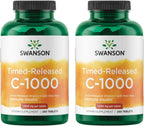 Swanson Vitamina C 1000 mg con Escaramujo, Liberación Prolongada, 250 Comprimidos