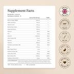 18-en-1 Hair Growth Supplement | Colágeno, Biotina, Ortiga y Bambú